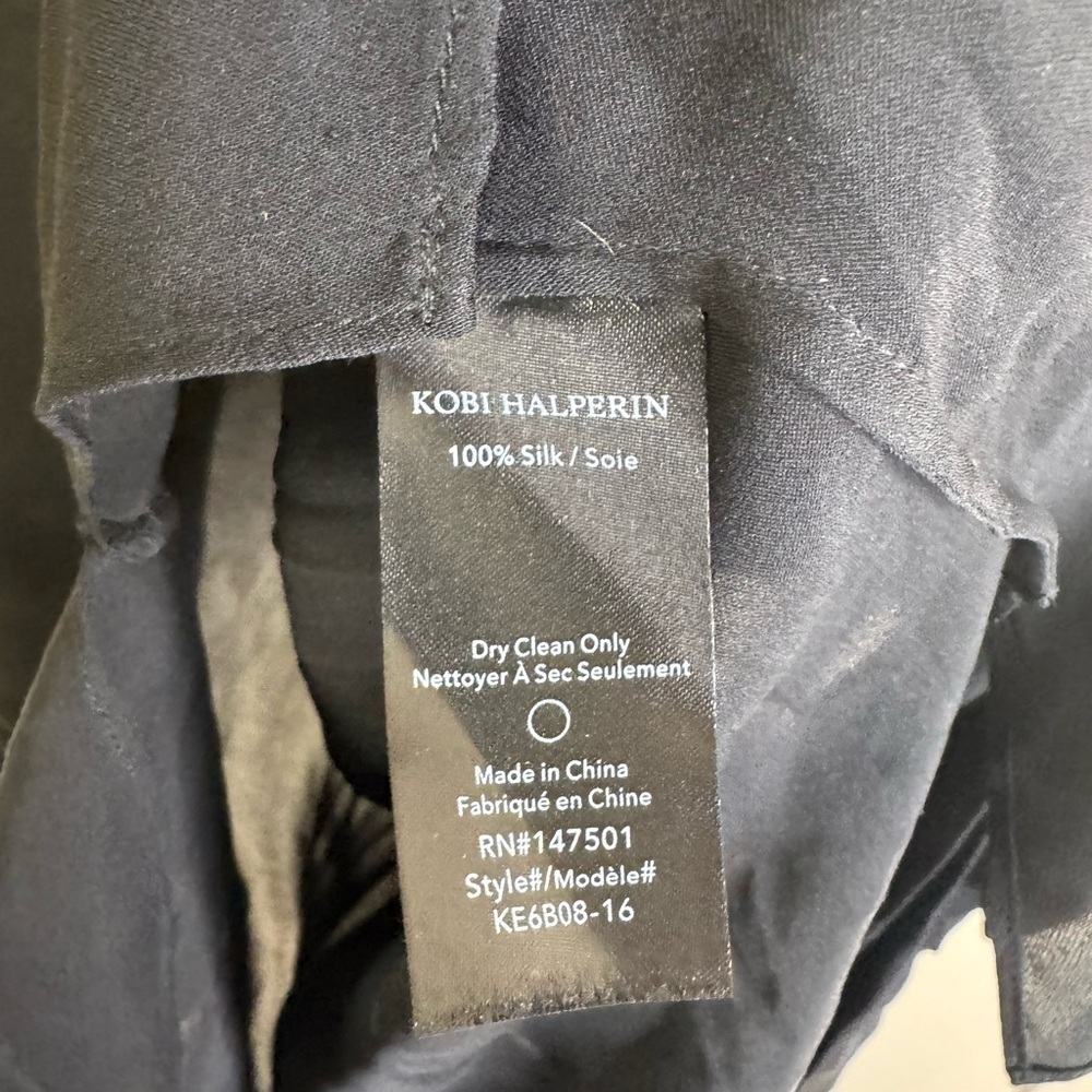 Kobi Halperin Silk Ruffle Blouse M - Picture 4 of 4